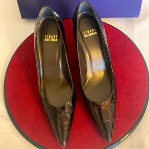 Brown Orinoco Croco shoe .